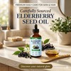 AQILUN Elderberry Seed Oil, Cold Pressed Elderberry Seed Oil, Pure