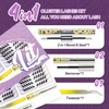 Cluster Lashes Kit，Lankiz Biomimetic Individual Eyelashes KIT with Lash Bond