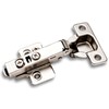 Berta 6-Pack Full Overlay Frameless Soft Closing European Hinges, 110