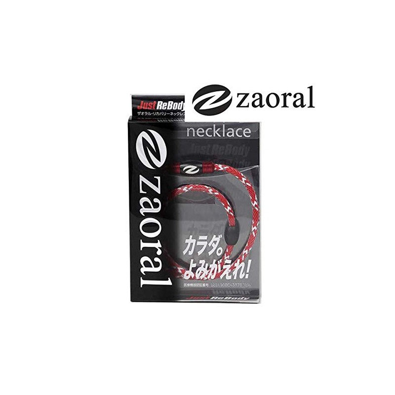 Khronos(クロノス) Zaoral リカバリーネックレス レッド/ブラック Lサイズ N13114 レッド/ブラック L