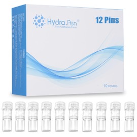 Hydra. Pen H3 Cartridges 12 Pins Pack of 10 - 100% Original Hydra. Pen H3 Needles - For Treating Acne Scars, Depressions, Scars and Stretch Marks - Bestuaty X Hydra. Pen (12 Pins, 10 Pack)