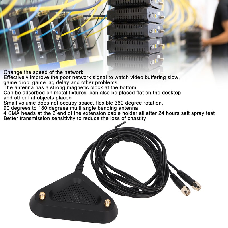 Magnetic Antenna Base SMA 2.4G 5G Dual Band 6.6ft Length