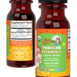 Gotas Vitamina C Líquida Mary Ruths Naranja Vainilla Niños 1-3 Años                                                                                   