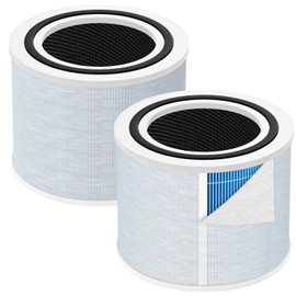 2 Pack Core 300 Replacement Filter for LEVOIT Core 300-P and Core 300S-P Air Purifier, Core 300-RF-SR