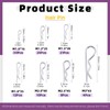 Swpeet 110Pcs 304 Stainless Steel Cotter Pin Hair Pin Hitch