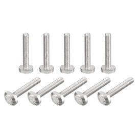 QUARKZMAN T-slot bolts, M5 x 30 mm, T-slot entry bolts, sliding bolts, 304 stainless steel, T shape screws for T track