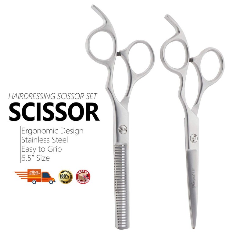 Professional Hairdressing Scissors Set 5.5" with Adjustable Screw