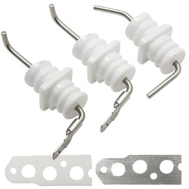 SYOWADA 104000192-K Flame Rod Electrode Kit Replacement for Rinnai R75 and R94 Tankless Water Heaters VB2528FFUD VB2528WD KA2530FFUD Flame Rod Electrode Kit