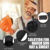 6 Pack Summer Hard Hat Liner with Sun Shade Ice