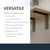 Iron Supports Front Mount L Bracket - Heavy Duty Steel