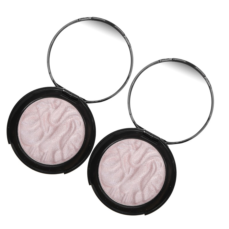 2PCS Highlighting Powder Face Natural Brightening Highlight Makeup Cosmetic Blush