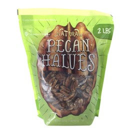 Natural Pecan Havles - 2 lbs. - Approximately 8 cups - SET OF 2
