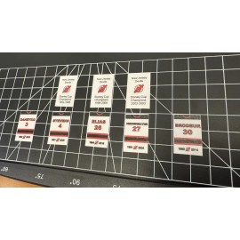 Bubble Hockey NJ Devils Player, Cup Banners for Super Chexx Pro Classic + Rafter