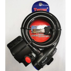 Candado Cable Cadena Seguridad Para Bici O Moto 1.2m Y Llave