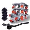 Furniture Dolly Sliders, Furniture Movers with 360° Rotation Wheels, Furniture