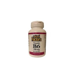 Natural Factors B6 100 mg, 90 Caps