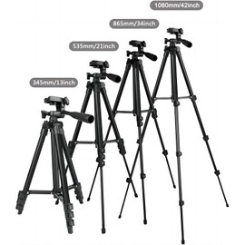 Tripie Para Camara, Tripie Celular CáMara 106cm/42"De Aluminio, 4 En 1 TríPode RéFlex Con Obturador Remoto Bluetooth, TríPode Para TeléFono Celular Con Soporte Para TeléFono Y Bolsa De Transporte