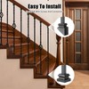Vilstomes Wrought Iron Balusters, 10 Pack Metal Deck Spindles, 1/2"