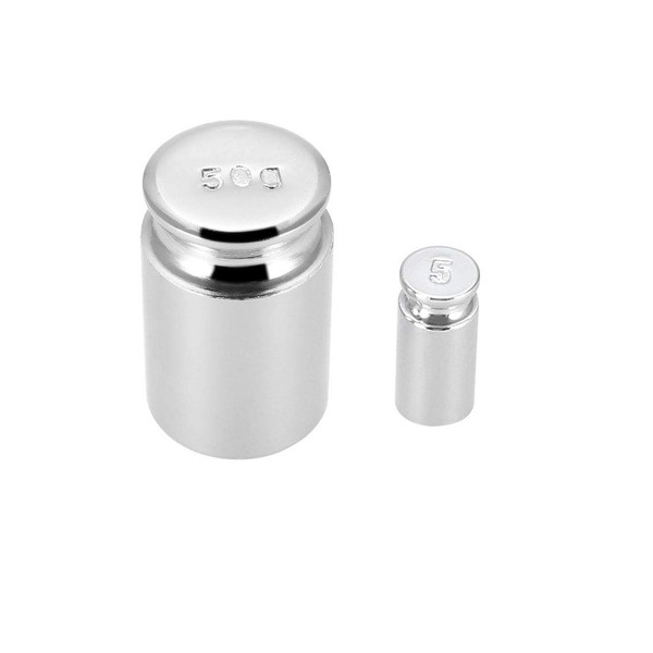 uxcell Gram Calibration Weight Set for Digital Balance Scale Chrome