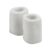 MG Wrist Band Pair (Terry)-White OSFM