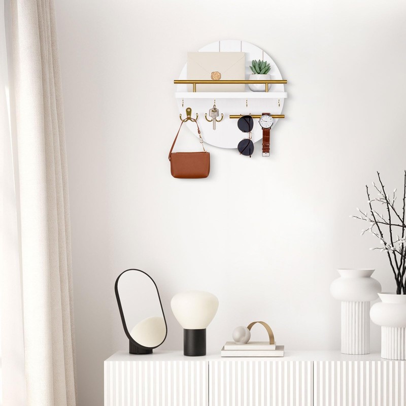 Nekon Key Holder Wall Mount, 11.8 Inch Key Rack with