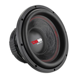 DS18 SLC-10S Subwoofer in Black - 10-Inch Speaker, 440W Max Power, 220W RMS Power, Aluminum 4 Layer Voice Coil, Black Steel Frame, SVC, 4 Ohm Impedance, Ferrite Magnet (1 Speaker)