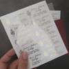 XOXOKristen Gold Floral Return Address Label Stickers, Envelope Address and