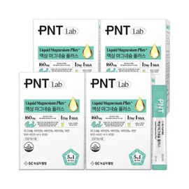 GC Green Cross 녹십자웰빙 GC PNT 액상마그네슘 플러스 30포 4박스 Green Cross Wellbeing GC PNT Liquid Magnesium Plus 30 Packs 4 Boxes