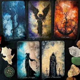 Dark Fantasy Tarot - 78 Card Tarot Deck Featuring Otherworldly Fantasy Art