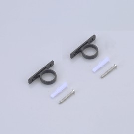 DF-SA155-MB RV Shower Hose Guide Ring - Mounting Screws Included (Matte Black)