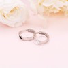 Flyow S925 Sterling Silver Couple Rings Set Adjustable Matching Yin