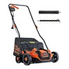 VEVOR 2-in-1 Electric Dethatcher and Scarifier, 13-Inch 13 Amp, Corded