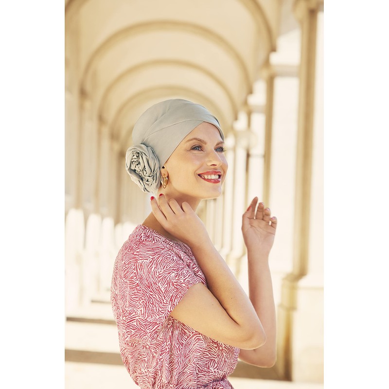 Christine Headwear Women's Zuri Turban Headband, Moonlight Grey, One Size