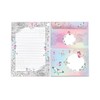 Writing Paper Set with 2 Writing Pads for Girls Kids