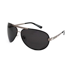 Roberto Marco Pilot XL Polarized Sunglasses for Drivers - Big Size - No Glare Grey Lenses