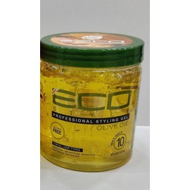 ECO Professional Styling Gel  Edges Olive Oil Styler gels 16oz( 2 Packs )