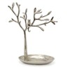 Carousel Home Gifts 31cm Silver Metal Tree Of Life Jewellery