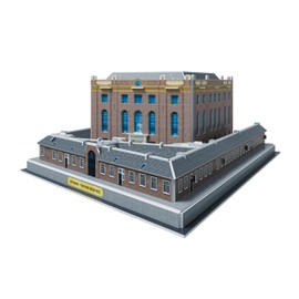 Kinder Crafts 3D Puzzle - Portuguese Synagogue of Amsterdam (Esnoga), Historic Synagogue, Judaica Toys, Educational Activity – for Kids and Adults, with Accompanying Booklet