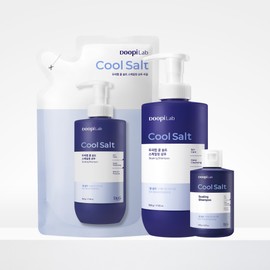 닥터지 Doopilab Cool Salt Scaling Shampoo 500g + Refill 500g + Bonus 100g Set (Online Exclusive)