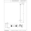 Westbrass A103KFH-62 1/2" IPS x 3/8" OD x 20" Flat