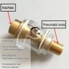 Kaimeilai 3 Pieces Oil Lubricator Oiler, Mini Compressed Air Oiler,