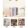 Honagu Bookends, Metal Book Ends, Bookends for Shelves, Book Holder