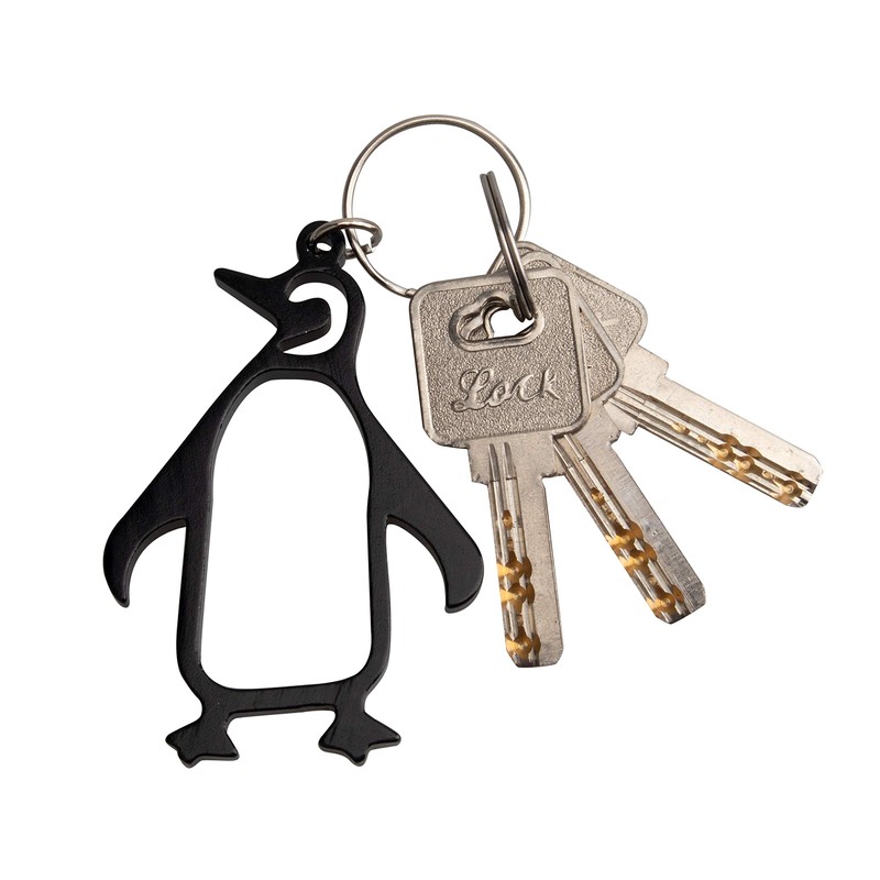 SWATOM Penguin Bottle Opener Keychain Beer Openers Tool Key Chain