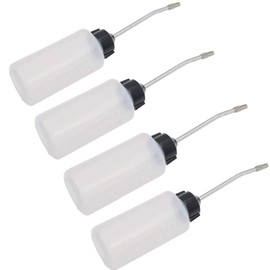 TableRe 4 unidades de dispensador de aceite para máquina de coser con boquilla larga en ángulo, botella de aceite extendida, 120 ml