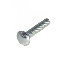 3/4"-10 x 5-1/2" (25 Pack) Zinc Carriage Bolt, Grade 307A, Zinc Plated for Exterior Use by Fastener Depot, LLC