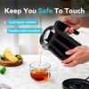 Seehot® 850ml Small Electric Kettle Temperature Control,800W Double Wall Electric