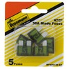 Bussmann (BP/ATC-30-RP) 30 Amp ATC Blade Fuse, Pack of 5