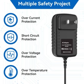 XMHEIRD AC Charger for Litter Robot2 3 4,Power Supply Replacement Self-Cleaning Cat Litter Boxes