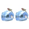 Birdscapes Clear Window Feeder 348 (Clear, 2 Pack)