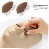 TOVINANNA 2 Sets of 6 Pairs Eyelash Extension Training Head